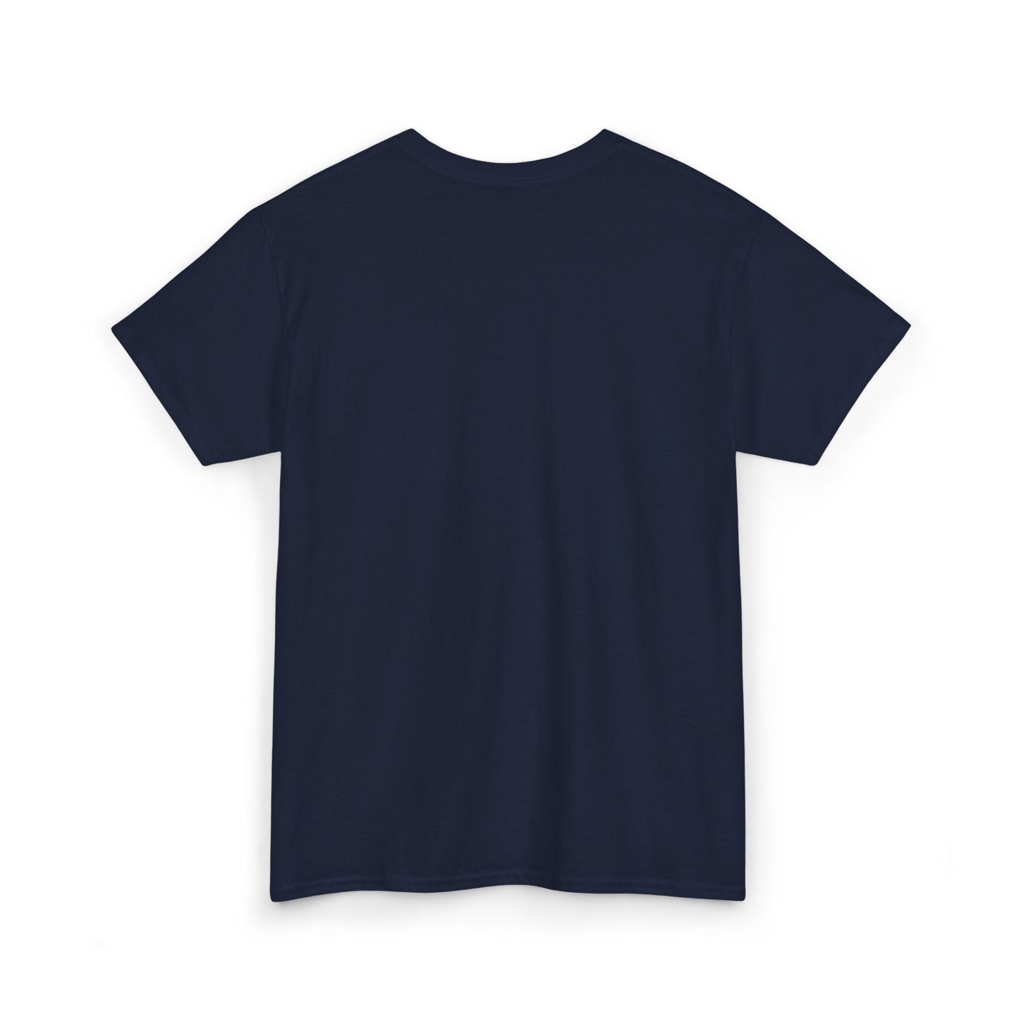 Navy Logo Tee, front Lucid Reality logo, flat lay