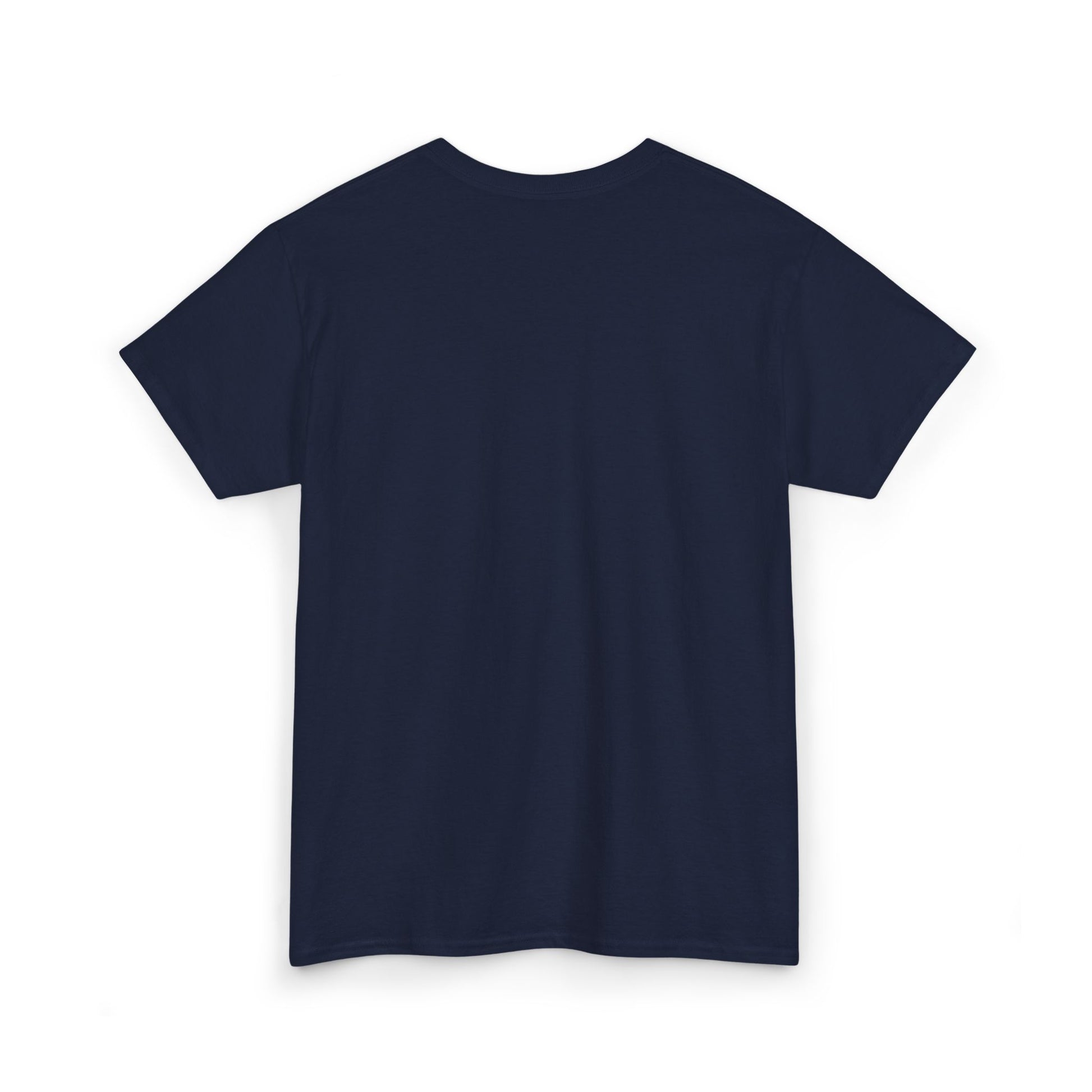 Navy Logo Tee, front Lucid Reality logo, flat lay