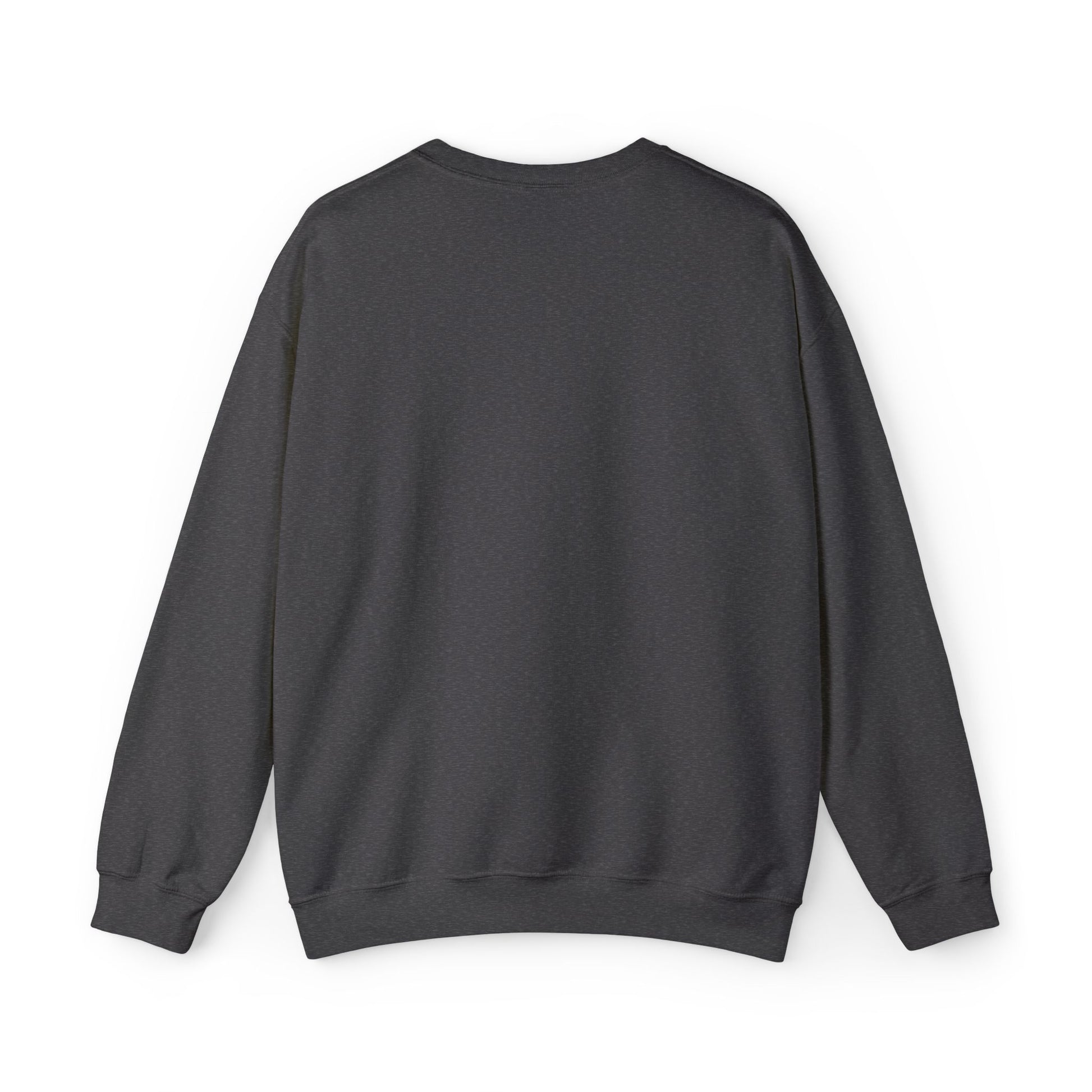 Front product mockup of the Lucid Reality Minimalist Embroidered Logo Crewneck – White & Gold