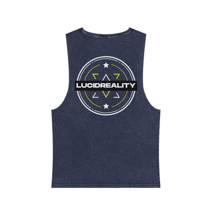 Lucid Reality Emblem Stonewash Tank