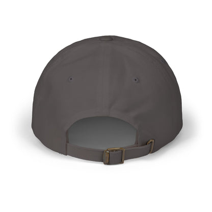 Back of the Lucid Reality cotton dad hat with adjustable strap closure.