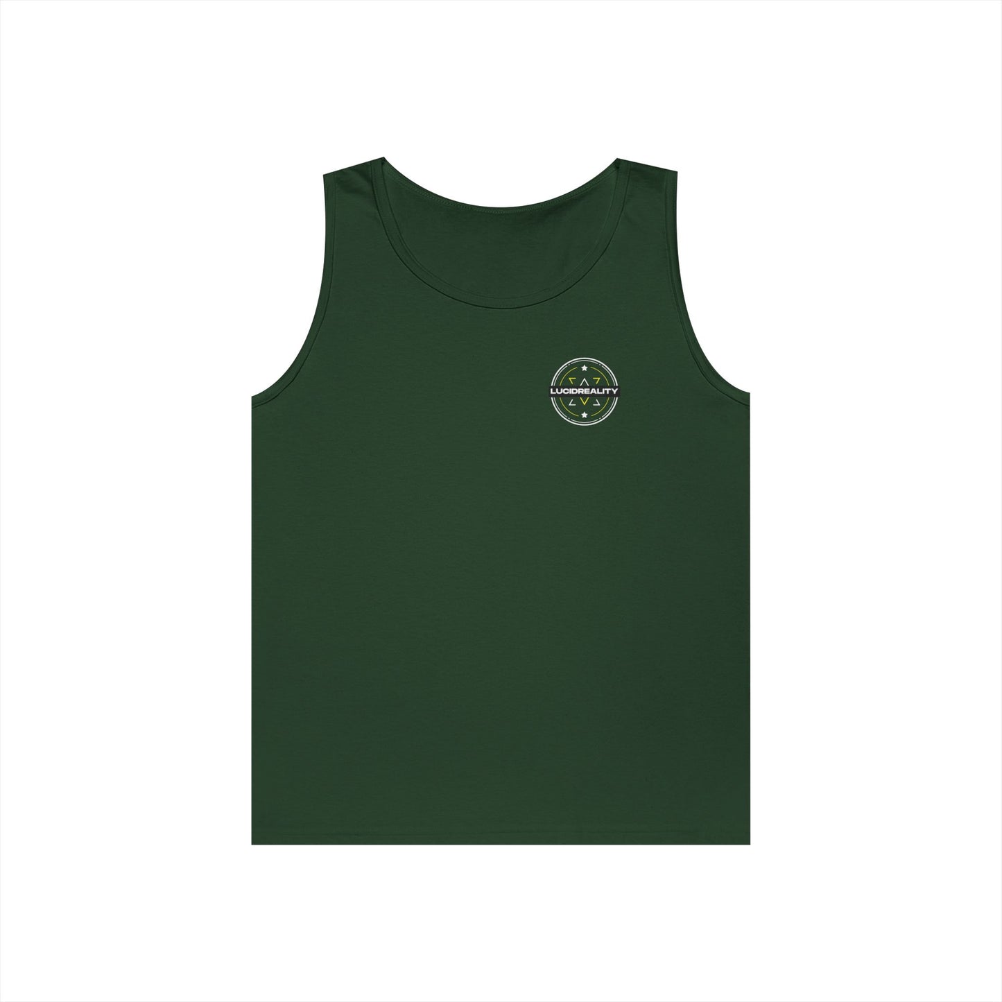 Purple Where Others Dream Tank, front view, flat lay