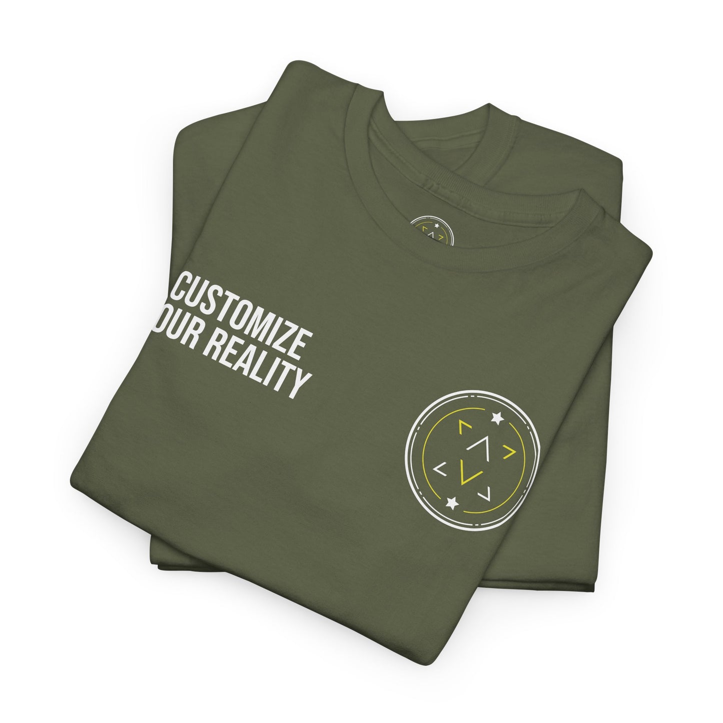 Customize Your Reality Block Logo Tee