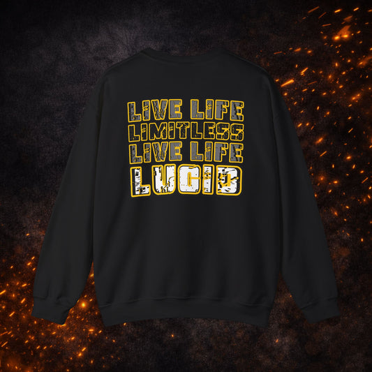 Lucid Reality Live Limitless Crewneck Sweatshirt