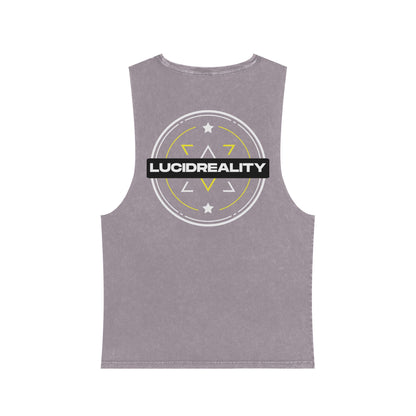 Lucid Reality Emblem Stonewash Tank