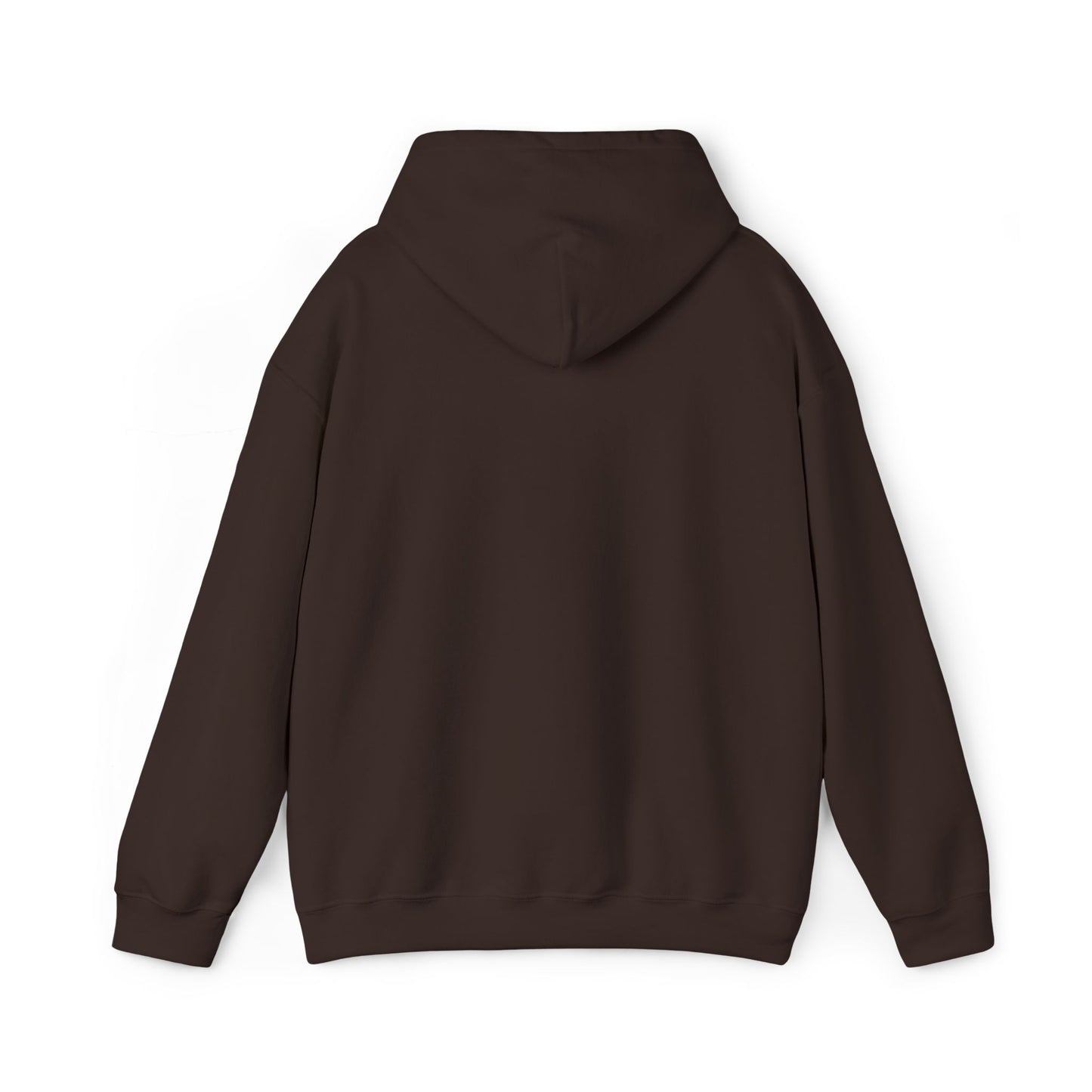 Front product mockup of the Lucid Reality Minimalist Embroidered Logo Hoodie – White & Gold