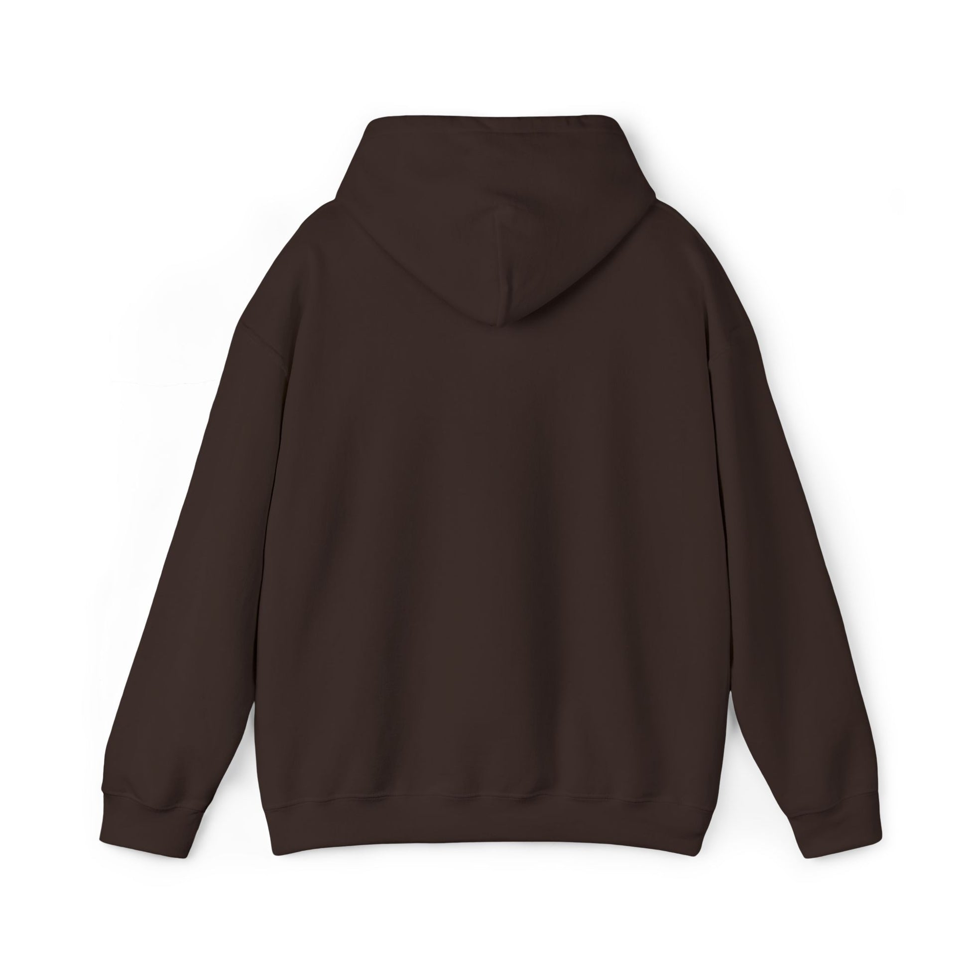 Front product mockup of the Lucid Reality Minimalist Embroidered Logo Hoodie – White & Gold
