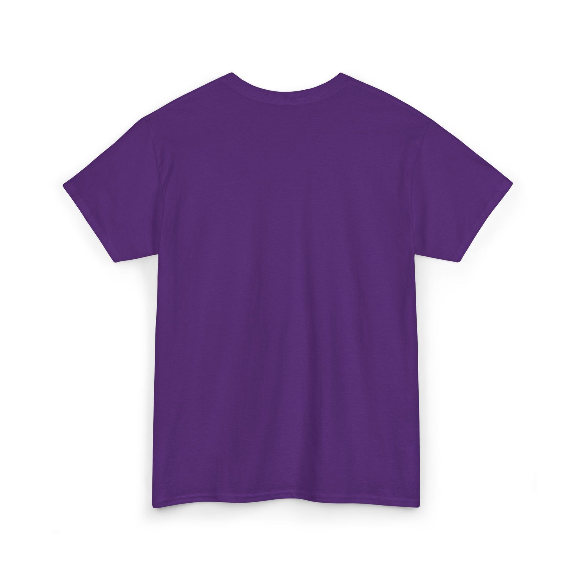 Purple Logo Tee, front Lucid Reality logo, flat lay