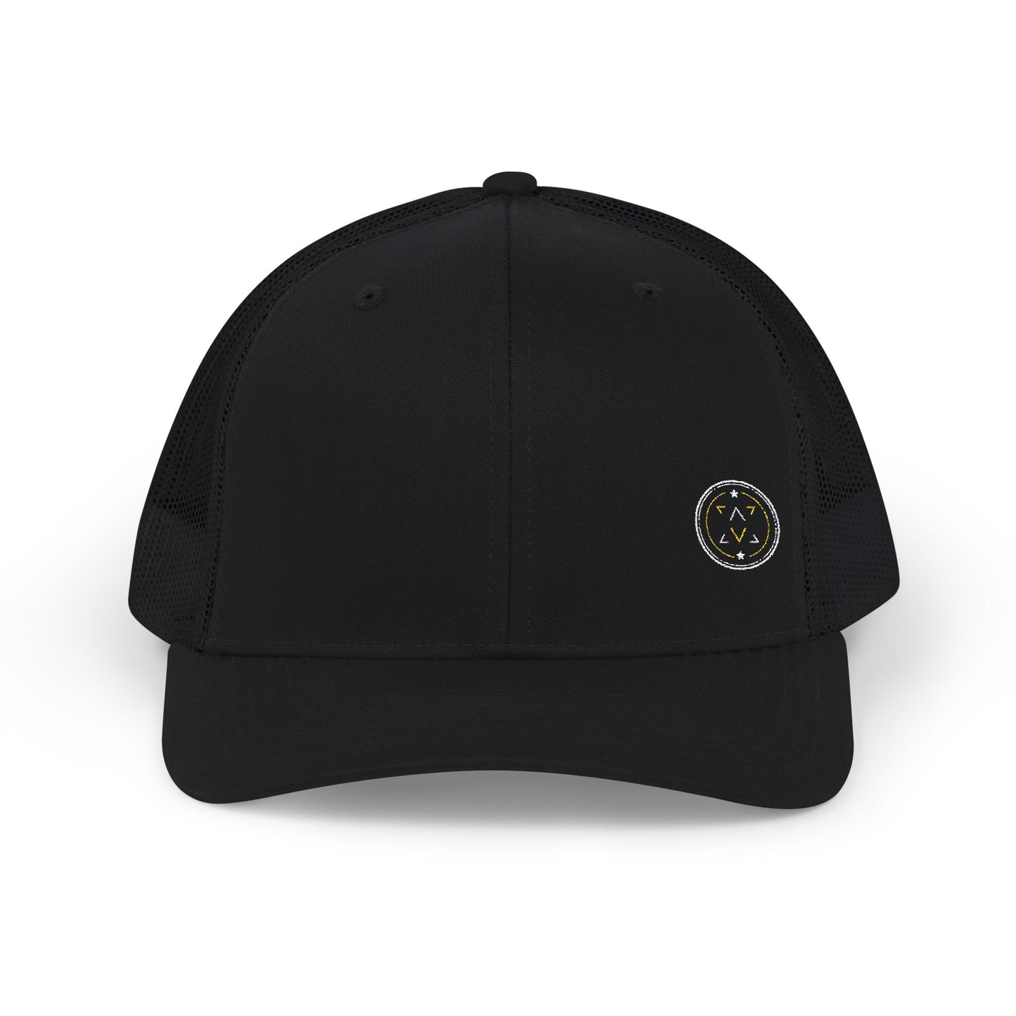 Lucid Reality Logo Trucker Hat, a Richardson 112 structured mesh-back snapback