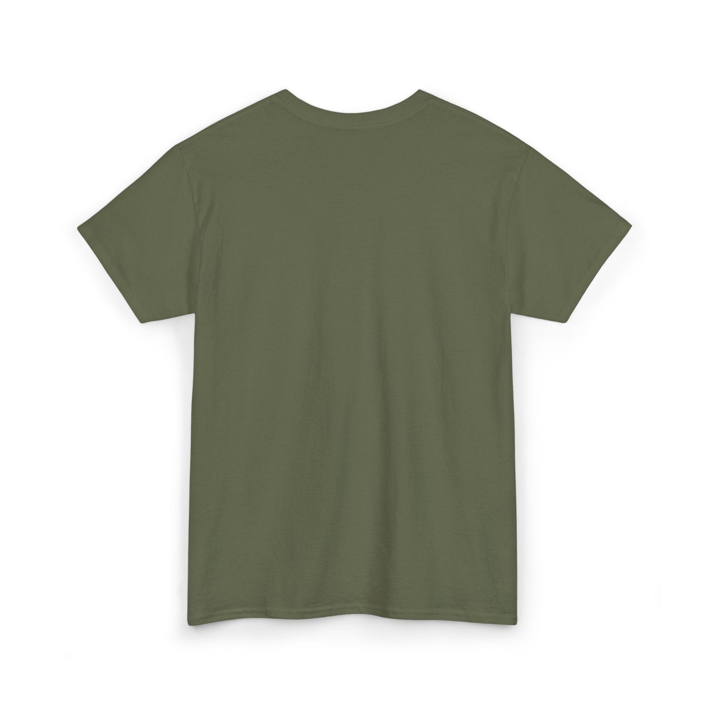 Front product mockup of the Lucid Reality Minimalist Embroidered Logo Tee – White & Gold