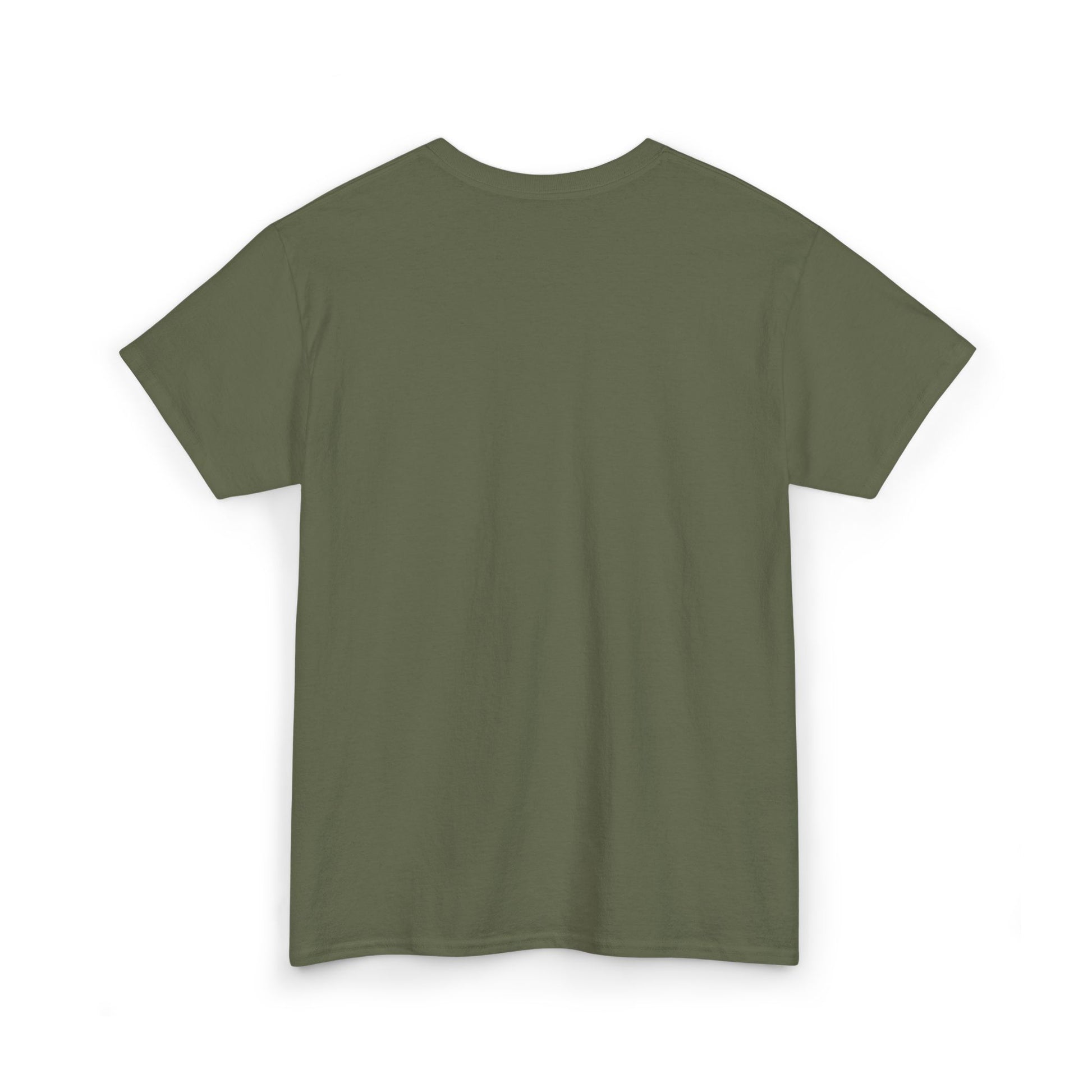 Front product mockup of the Lucid Reality Minimalist Embroidered Logo Tee – White & Gold