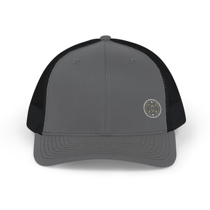Lucid Reality logo trucker cap, veteran-owned extreme sports apparel