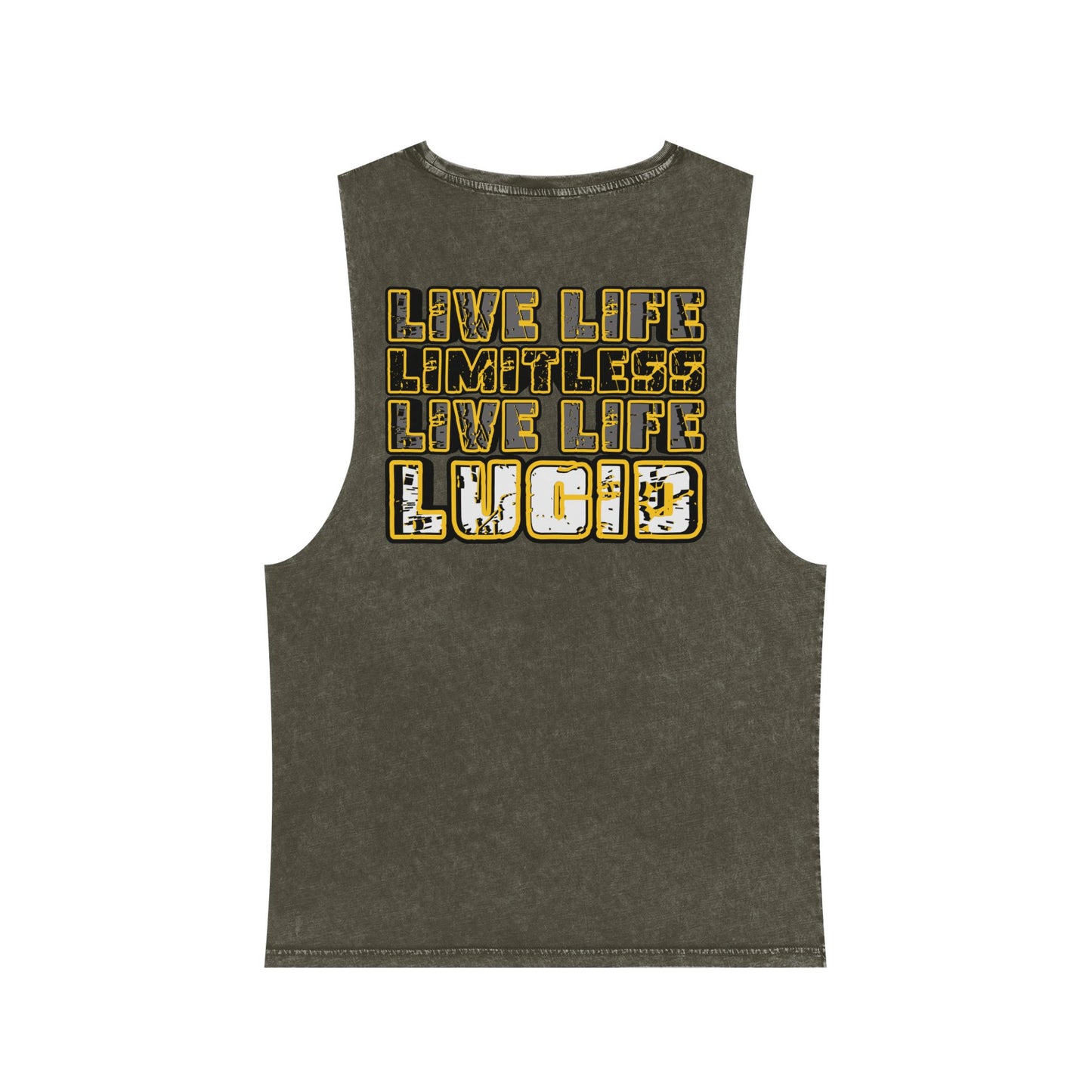 Live Life Limitless Stonewash Tank