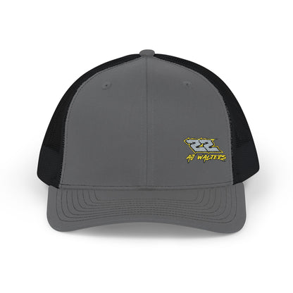 AJ Walters 22 rider trucker cap, veteran-owned extreme sports apparel