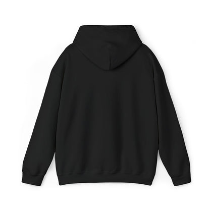 Front product mockup of the Lucid Reality Minimalist Embroidered Logo Hoodie – White & Gold