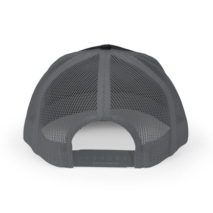 Hank the Yank trucker hat with breathable trucker mesh back panels