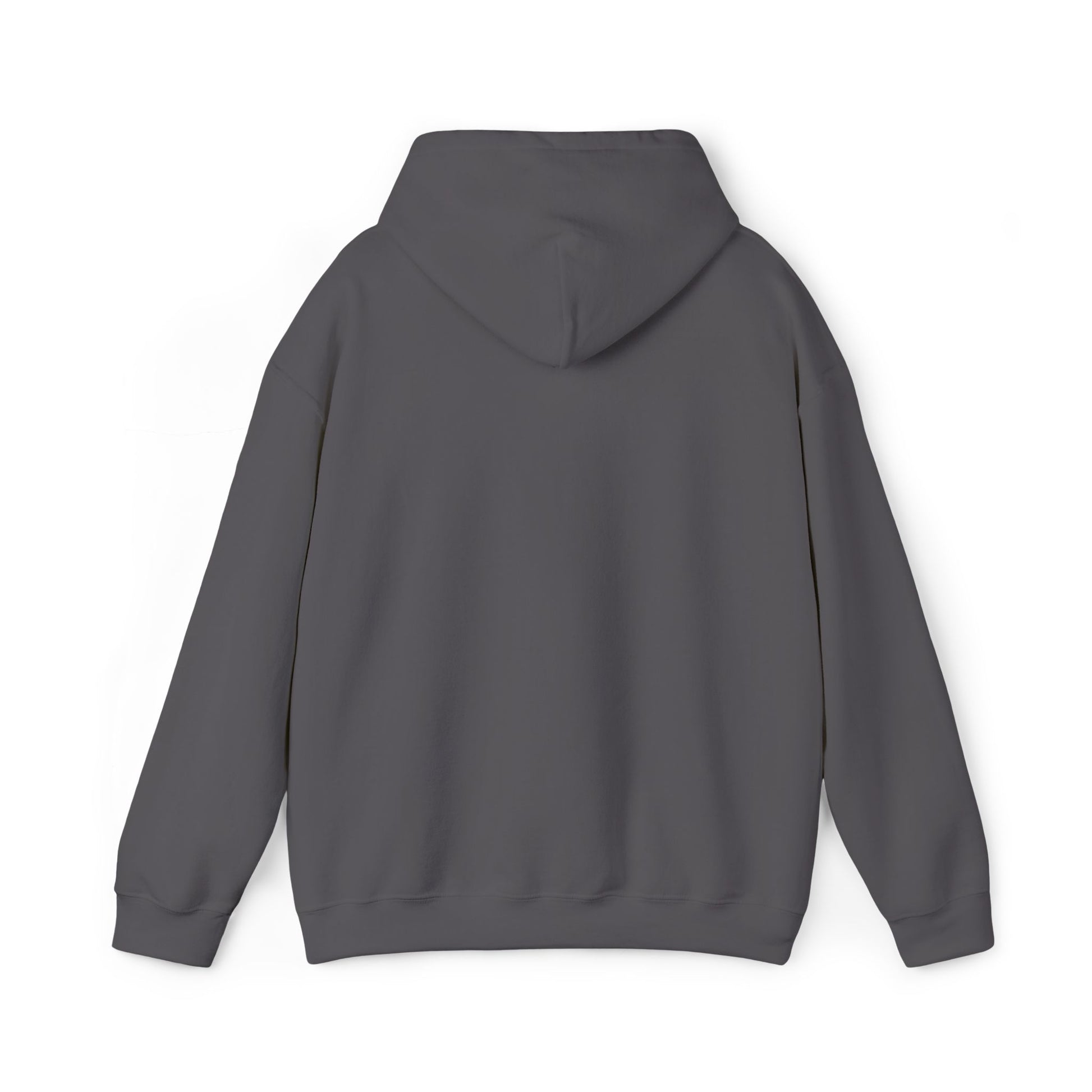 Front product mockup of the Lucid Reality Minimalist Embroidered Logo Hoodie – White & Gold
