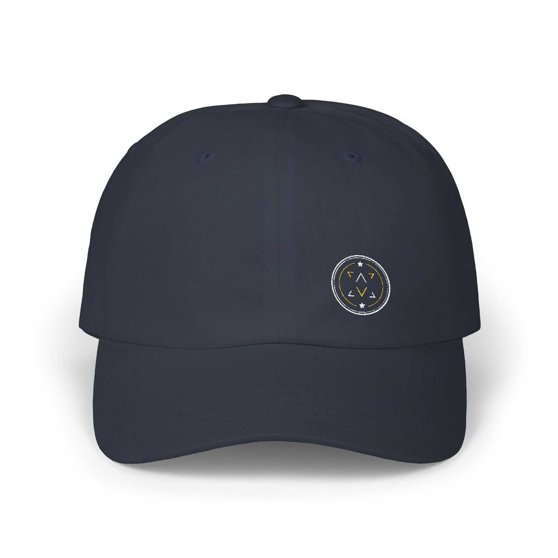 Embroidered Lucid Reality logo on the front of the dad hat.