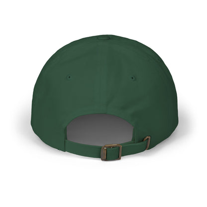 Lucid Reality embroidered dad hat shown from the back.