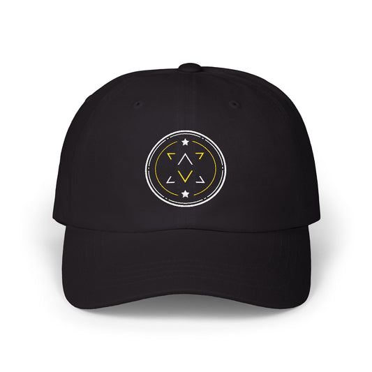 Front view of the Lucid Reality Embroidered Logo Dad Cap