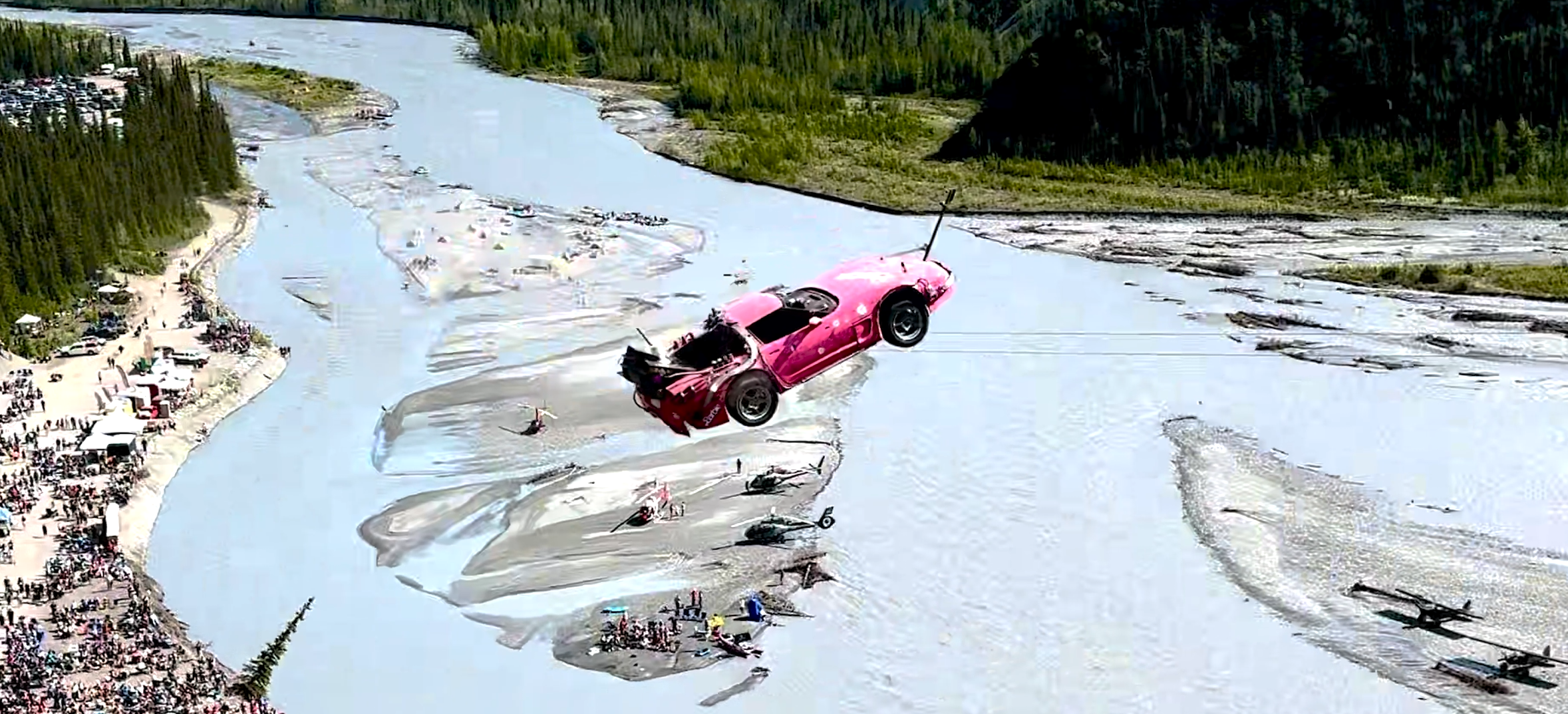 Load video: 🔥 The viral 4th of July Car Launch from Glacier View, Alaska — the event that blew up on Instagram and Facebook — is finally here in full. What started as short viral clips now comes together in one full-throttle edit that captures everything: the crowd, the chaos, and the sheer power that defines Lucid Reality. This isn’t a corporate car show — it’s an Alaskan tradition built by locals, fueled by adrenaline, and lived by those who send it higher, louder, and further every year. For us, this was more than just a launch — it was a statement. After losing nearly everything to fire, we came back to prove that you can’t burn down a movement. Lucid Reality is built by underdogs, made for believers, and driven by pure grit.So crank the volume. Experience Glacier View like never before. And if you were one of the millions who saw our viral clips, now’s your chance to see what really went down.👕 Shop to support the rebuild: https://www.LucidRealityShop.com🎥 Subscribe on YouTube: @LucidRealitySports📱 Follow us on Facebook &amp; Instagram — @LucidReality907We’re not chasing trends — we’re chasing the feeling of going all-in. Every view, share, and piece of Lucid gear helps us rebuild and keep real extreme sports alive. Stay wild. Stay Lucid. Welcome to Lucid Reality.